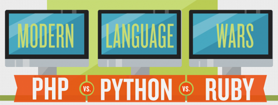 PHP, Ruby and Python confrontation